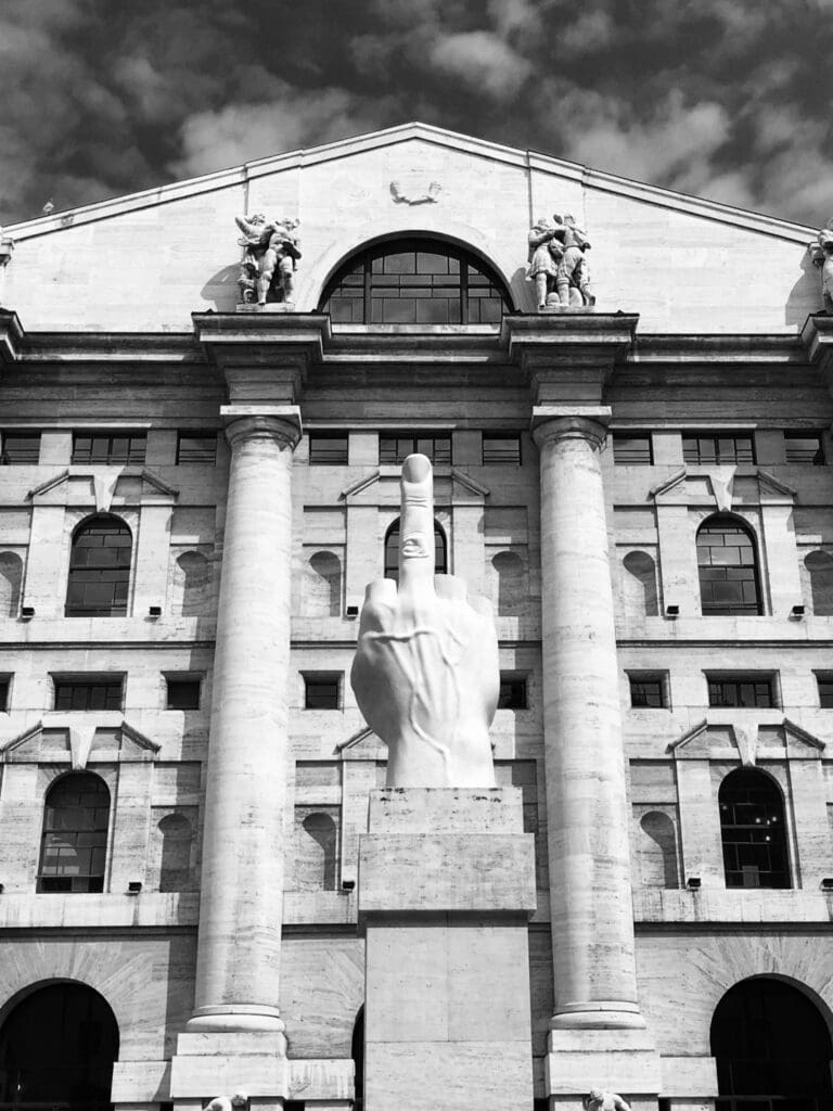 Milan’s Piazza degli Affari - Stock Exchange